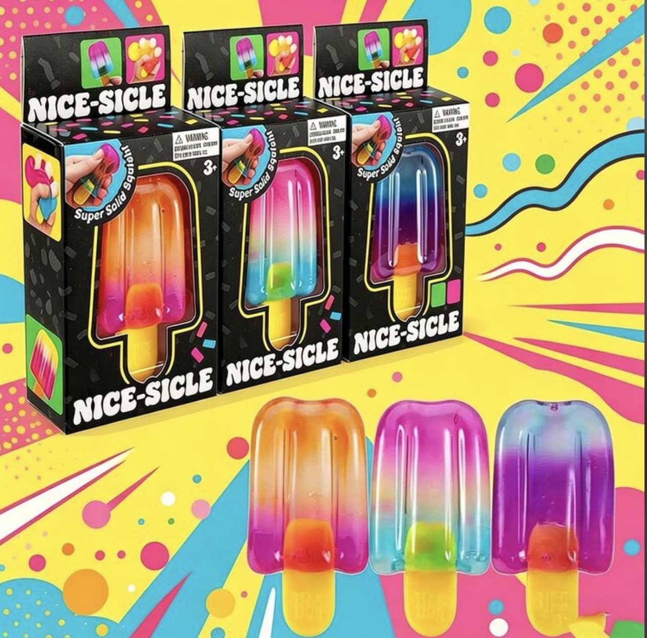 Nee Doh Squish Toys