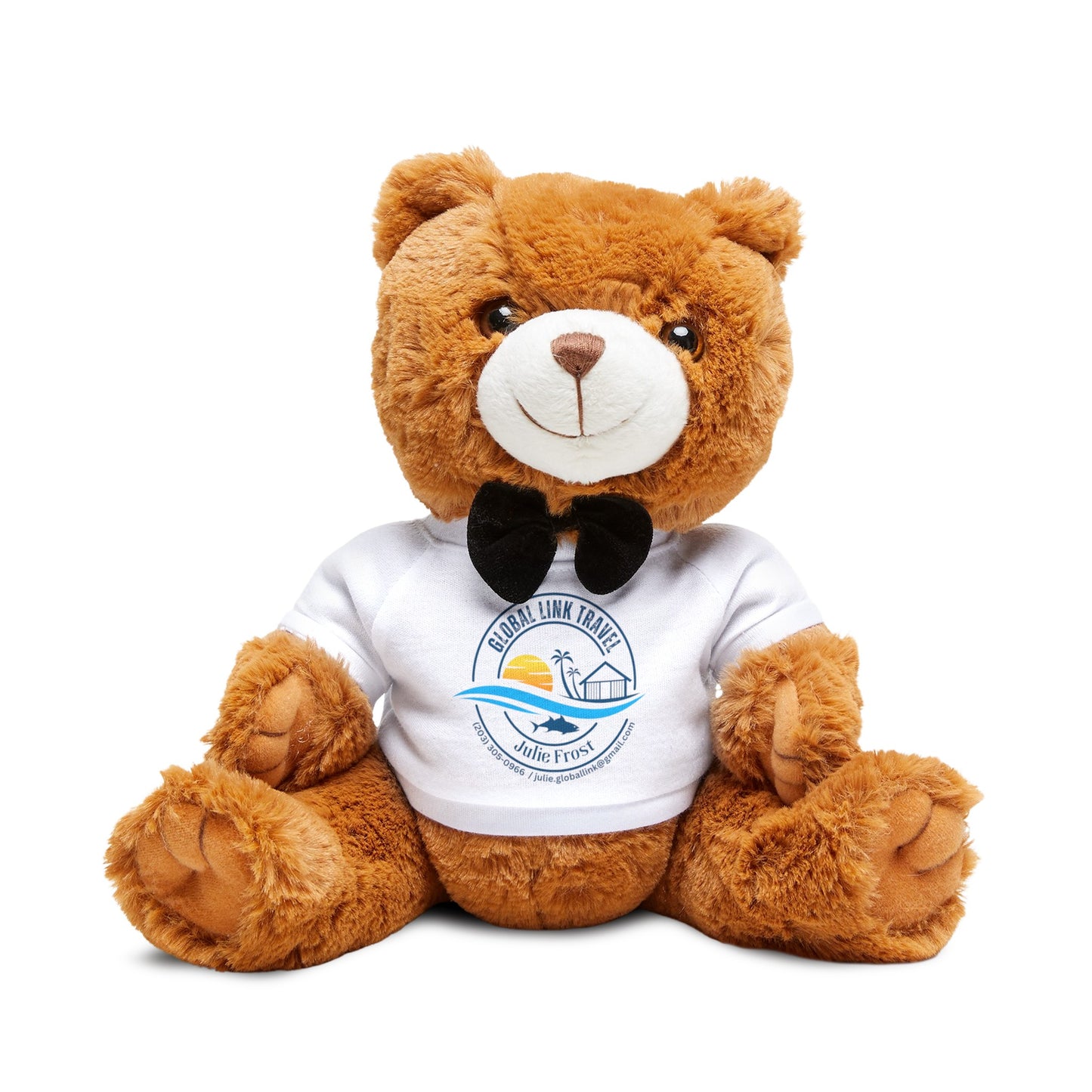 Global Link Travel Teddy Bear with T-Shirt