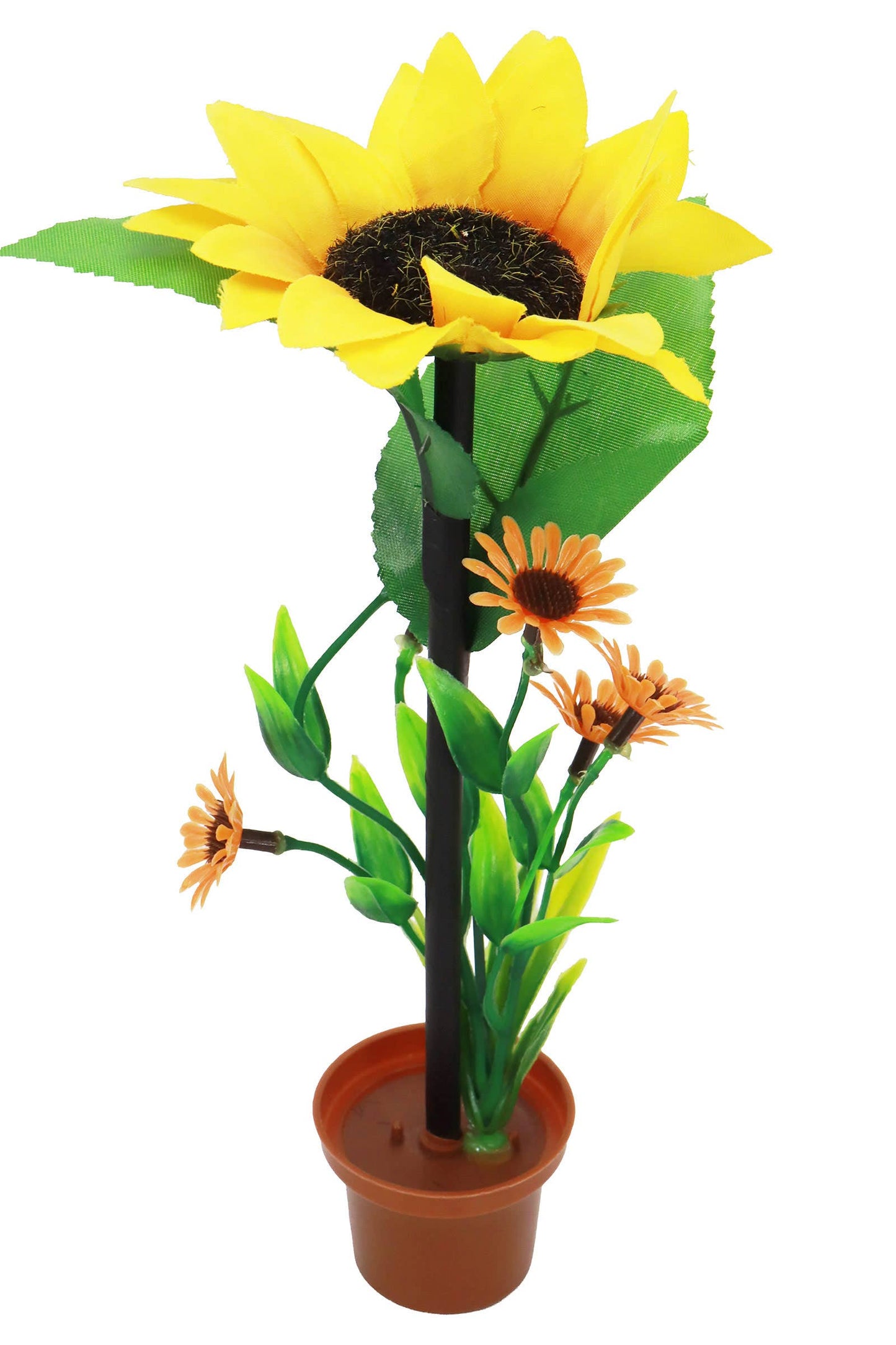 Potted Sunflower Ballpoint Pen And Stand