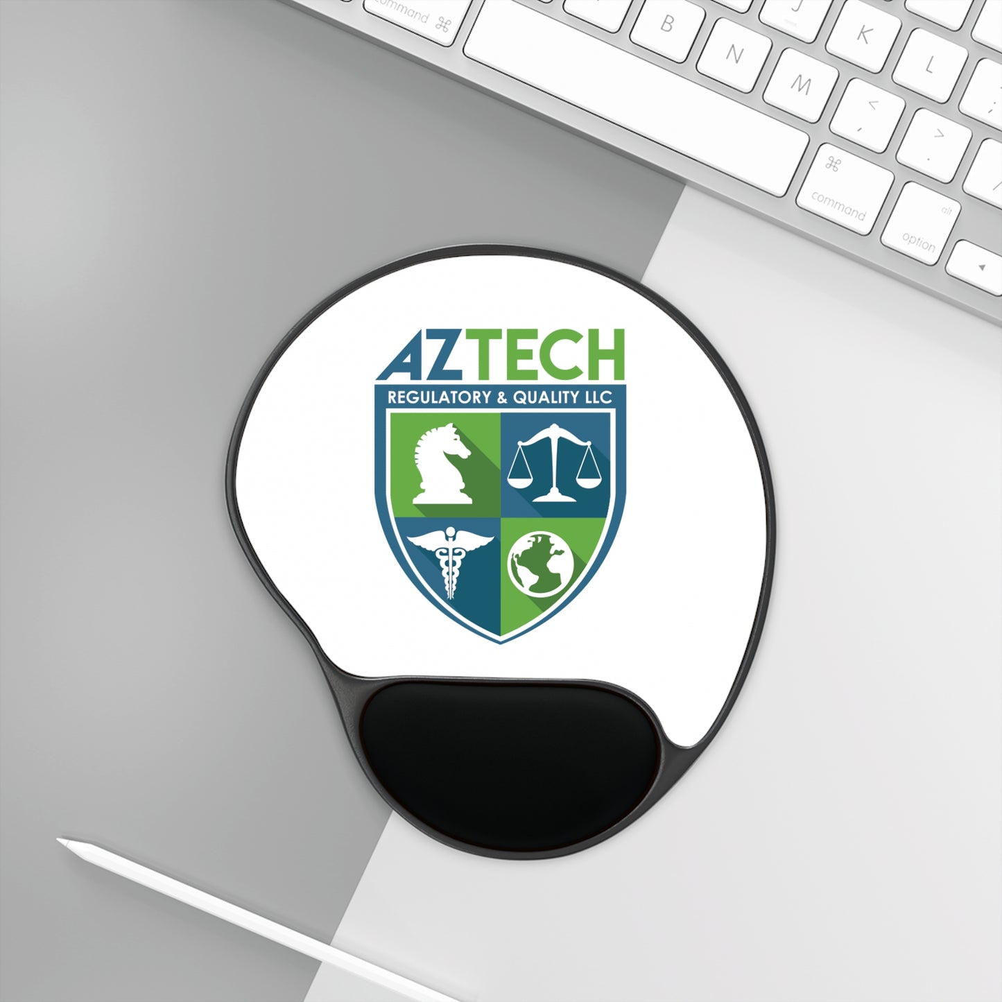 AZTECH Mouse Pad With Wrist Rest