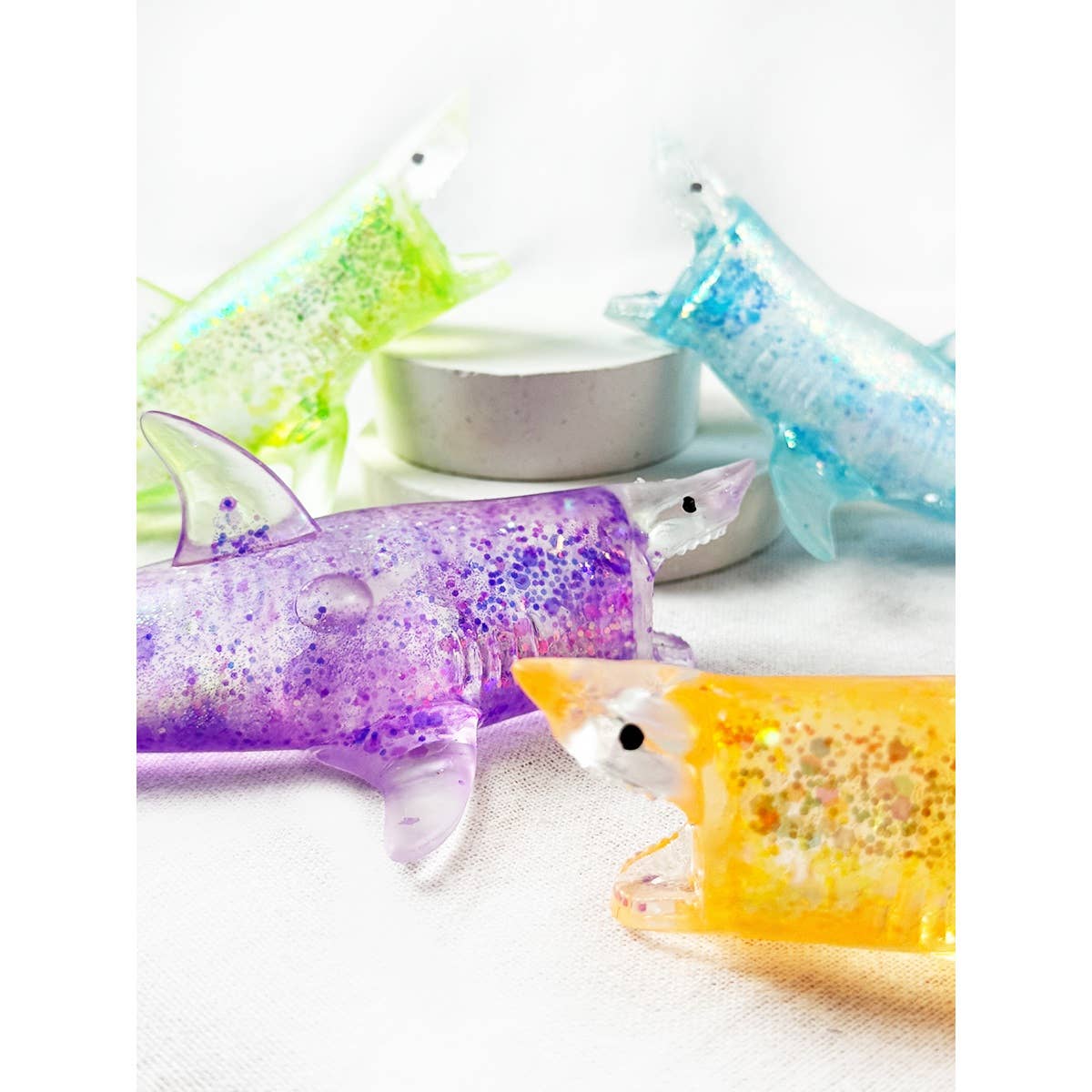 Maltose Shark Stress Release Squishy Toy: MIX COLOR / ONE(12)