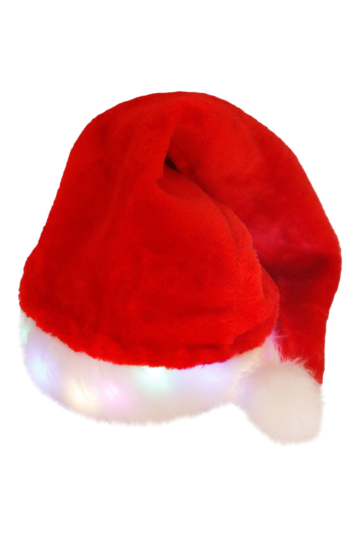 Music Playing Led Oversized Christmas Hat: AS SHOWN / ONE SIZE