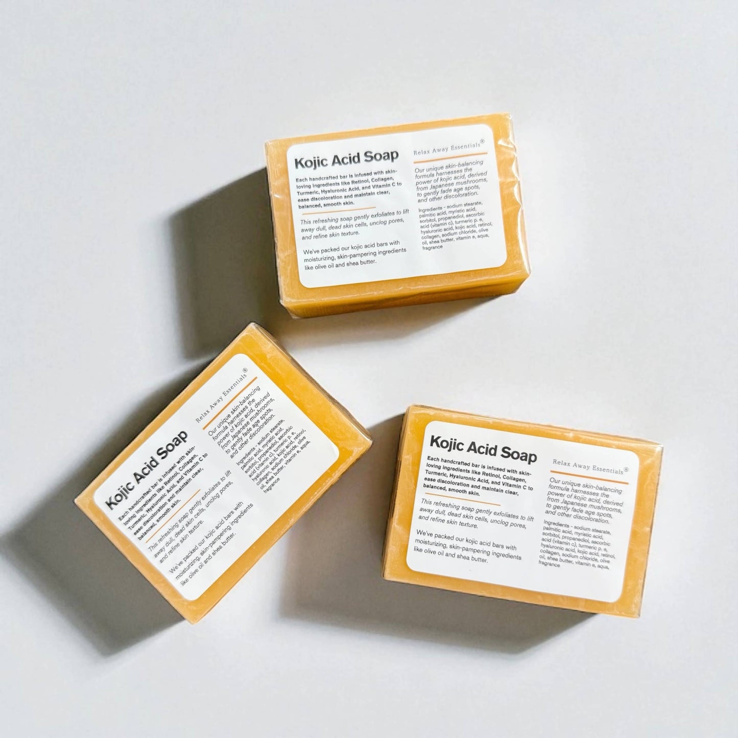 Kojic Acid Bar Soap | Turmeric Brightening Soap