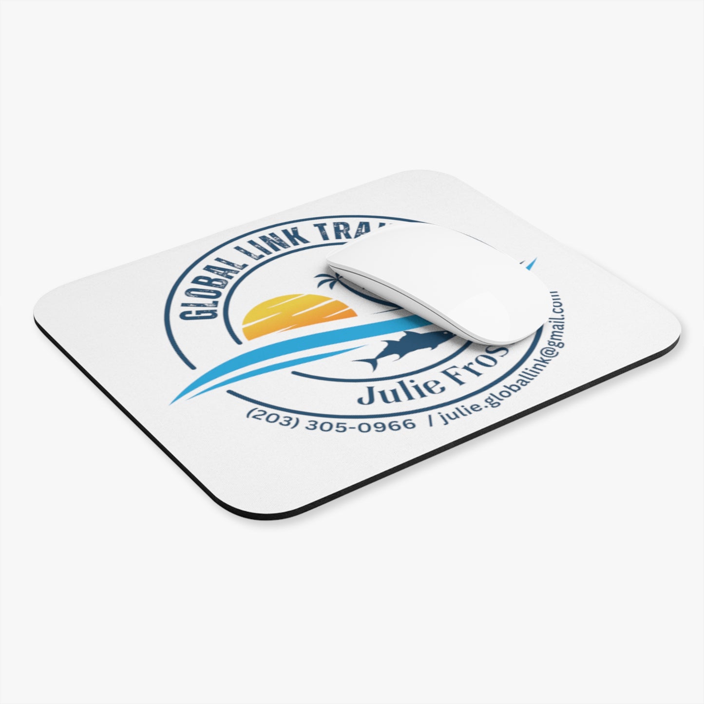 global link travel Mouse Pad (Rectangle)