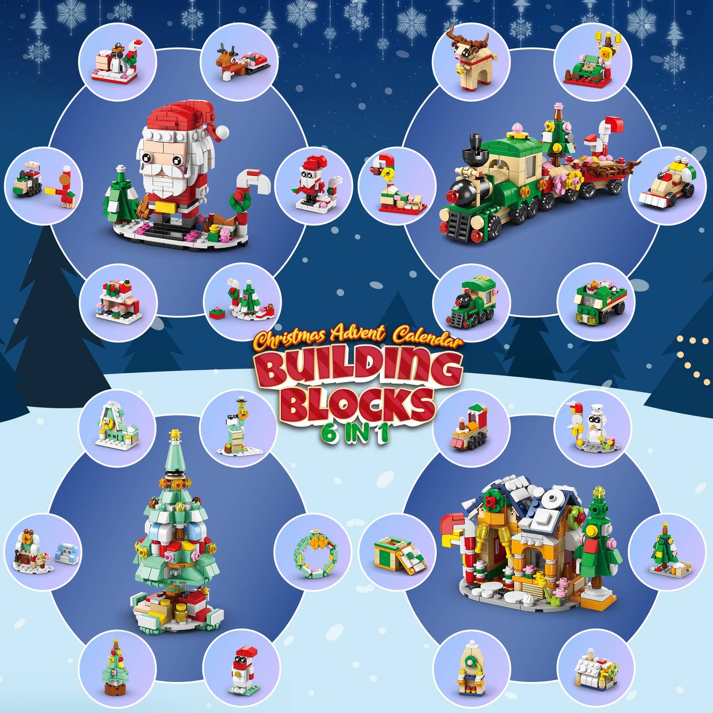 2023 Advent Calendar: Christmas Countdown Blocks