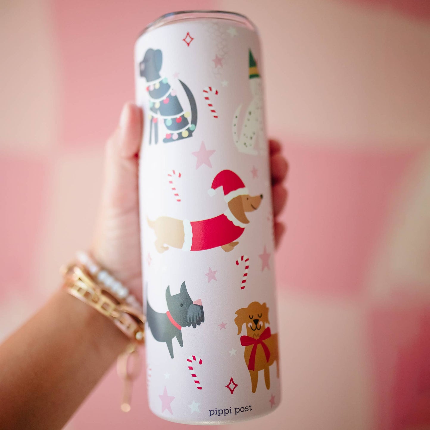 Christmas Dogs Tumbler