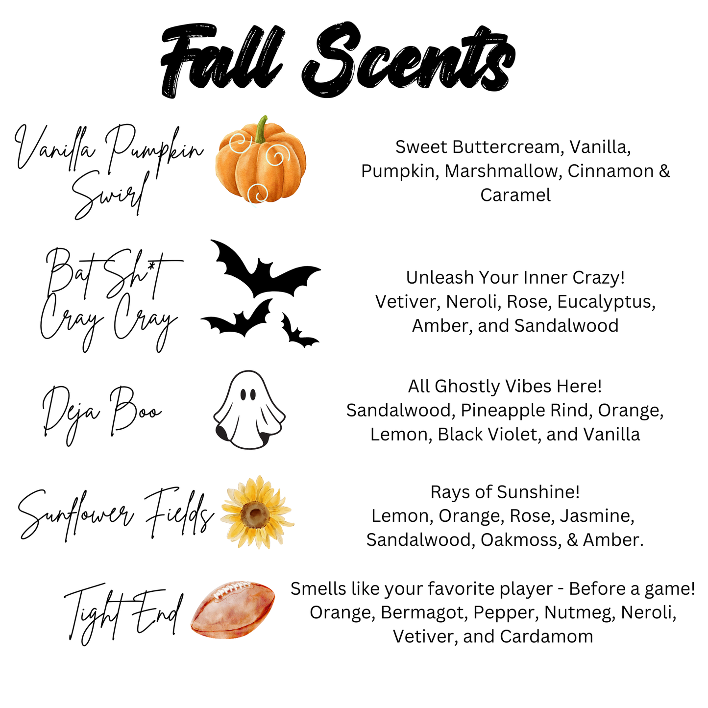 FALL Scent Car Diffusers: Bat Sh*T Cray Cray