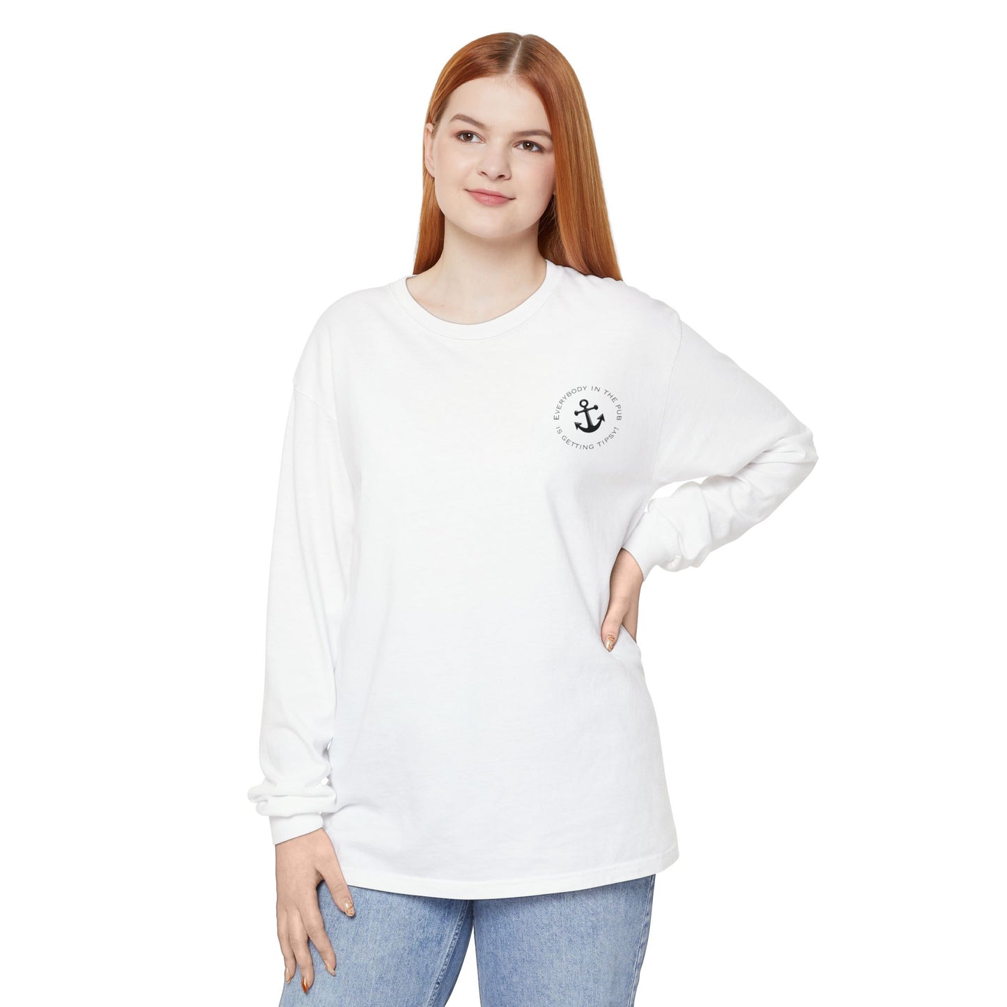 Tipsy Mermaid Long Sleeve T-Shirt - Dive Bar Vibe for Fun-Loving Souls