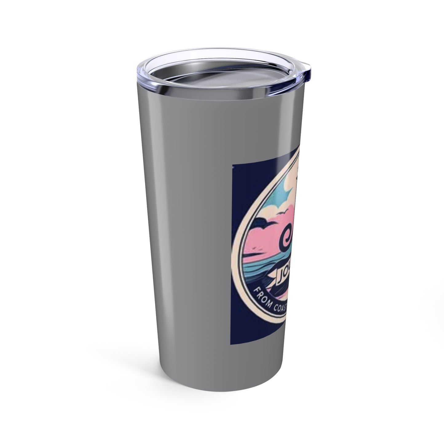 JF travel Journeys Coastal 20oz Tumbler – Retro Travel Logo Insulated Cup