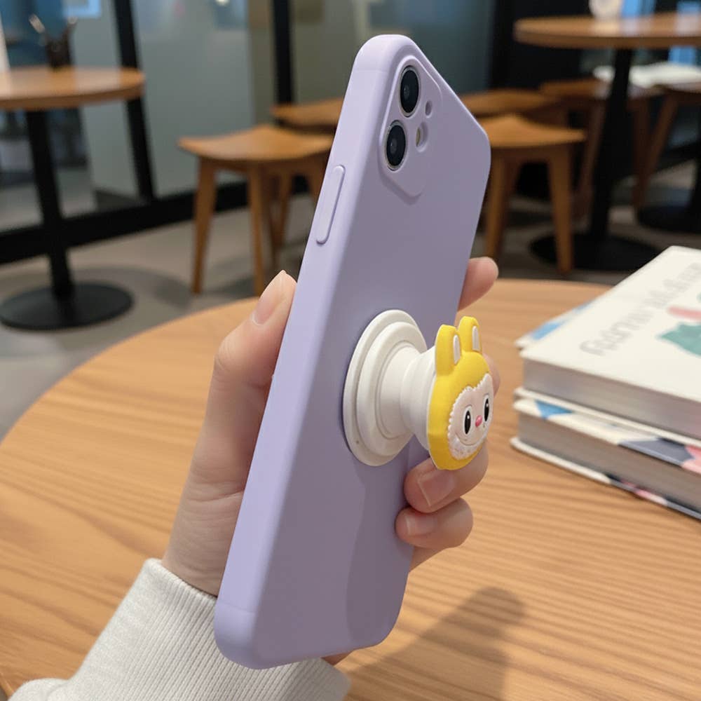 Labubu Monster Bunny Character Phone Pop-up grip