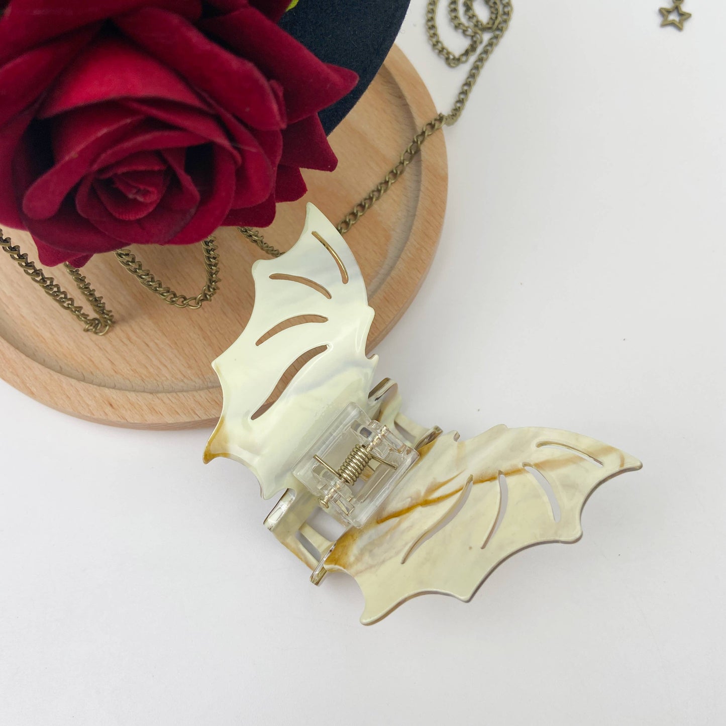 Colorful Bat Hair Clip Halloween: 1