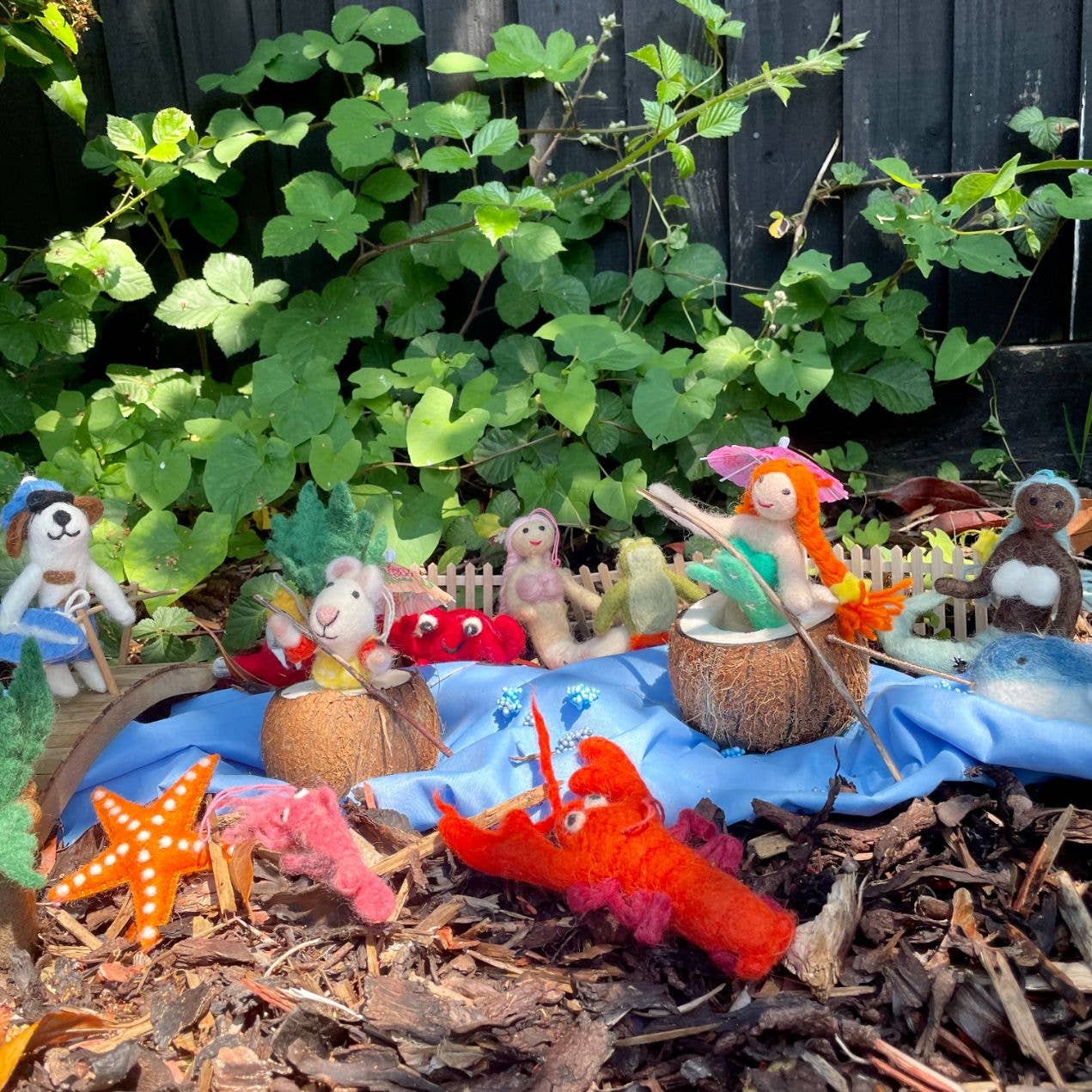 Handmade Felt Magical Mermaids