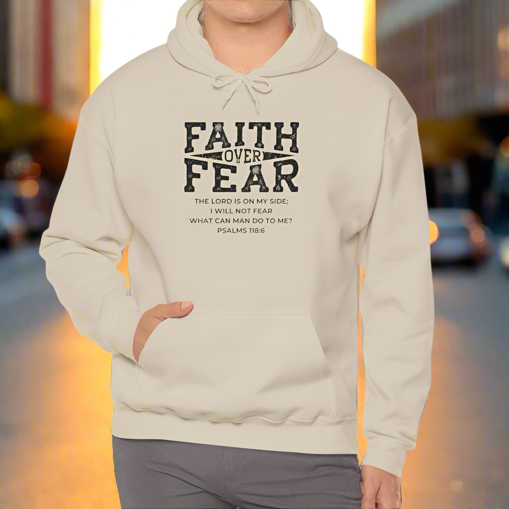 Faith Over Fear - Heavy Blend™ Hooded Sweatshirt