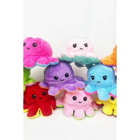 The Reversible Octopus Keychain: MIX COLOR / ONE(12)