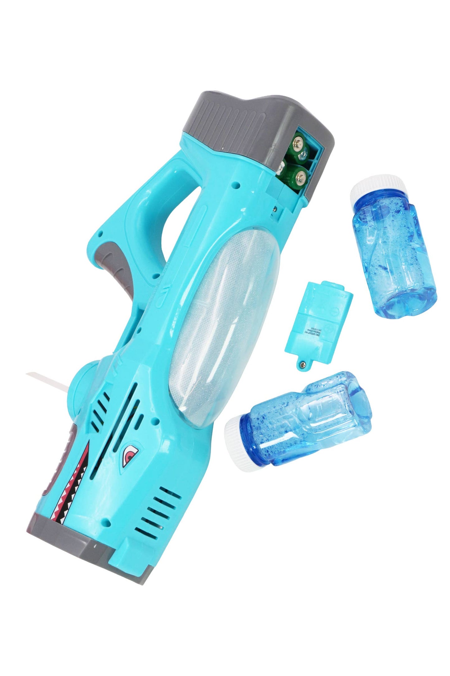 Shark LED Light-Up Electric Bubble Launcher Gun - 11 Inch: ASSORTED / ONE SIZE