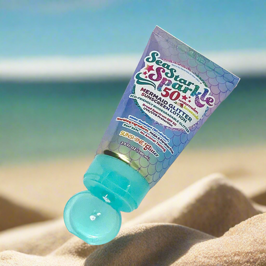 Sea Star Sparkle Mermaid Bio SPF 50 Glitter Sunscreen - 40% OFF IN CART