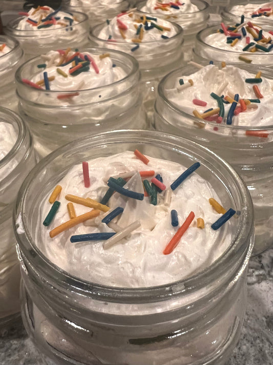 Christmas Cookie whipped exfoliating soap