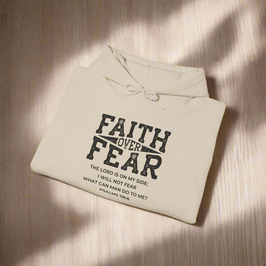 Faith Over Fear - Heavy Blend™ Hooded Sweatshirt