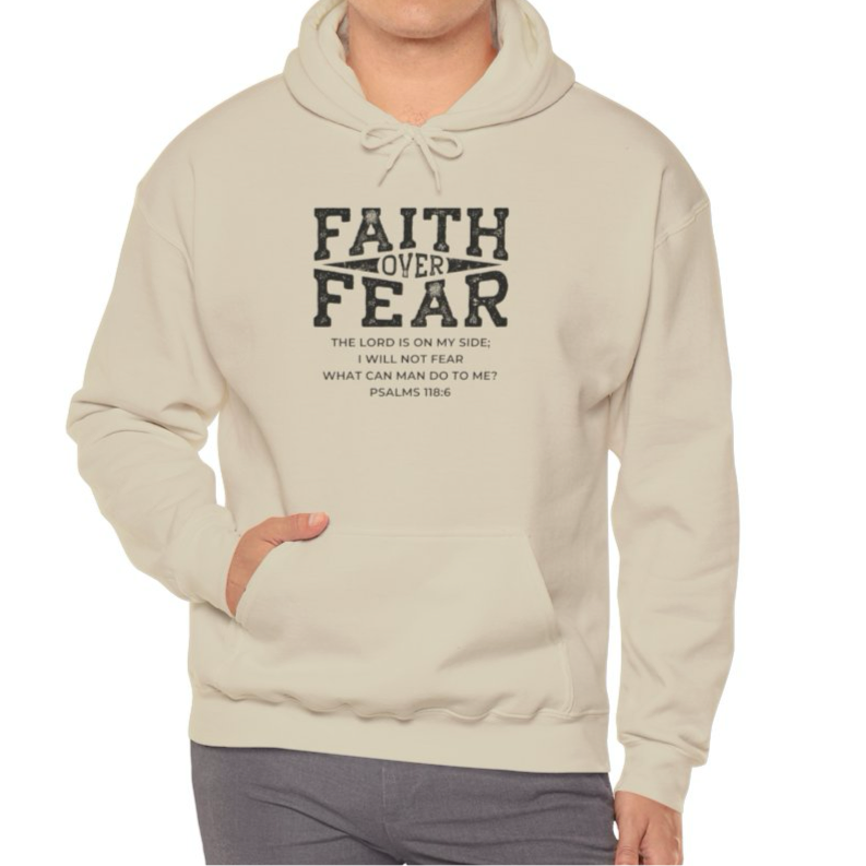 Faith Over Fear - Heavy Blend™ Hooded Sweatshirt