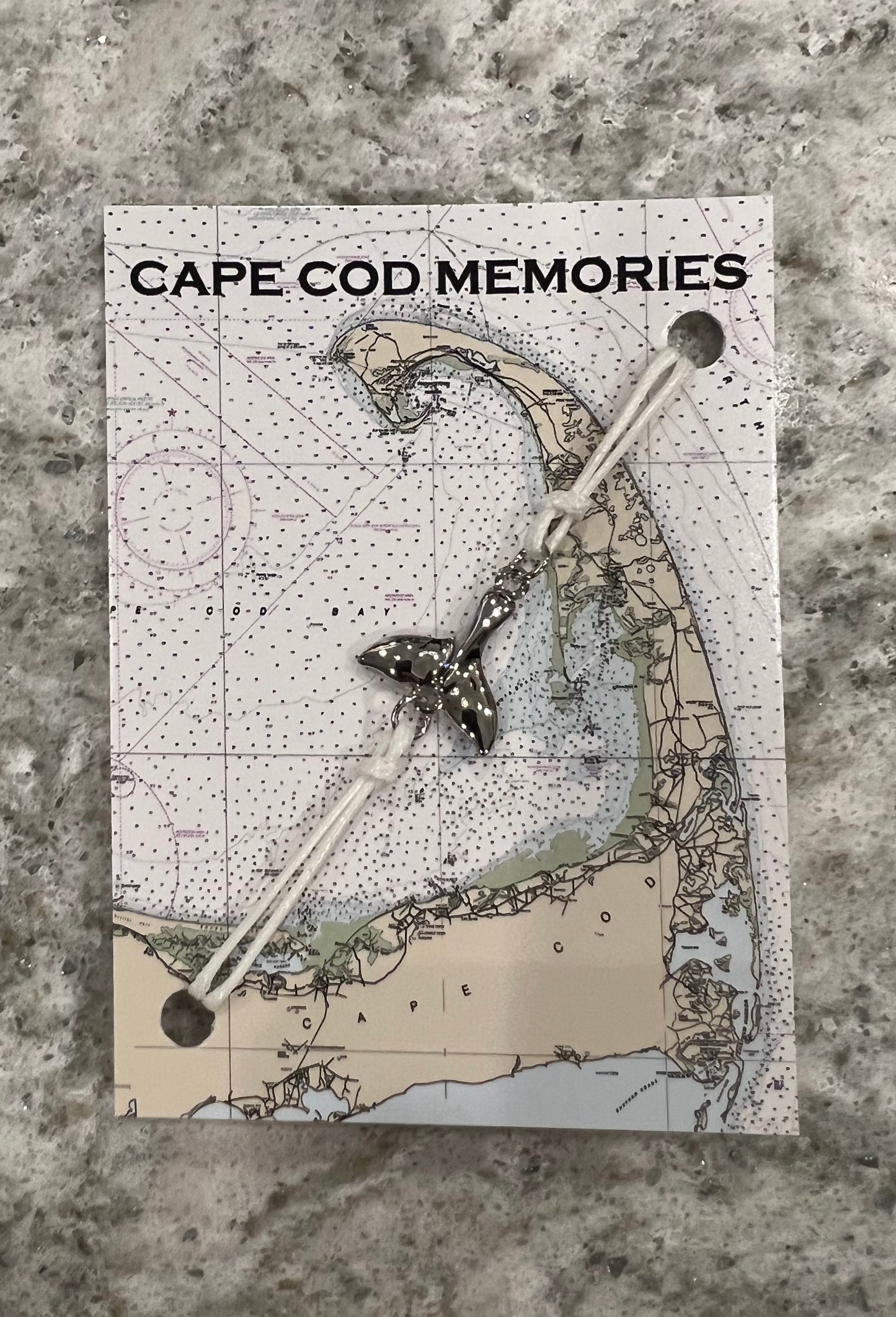 Cape Cod Nautical Chart Cord Bracelets