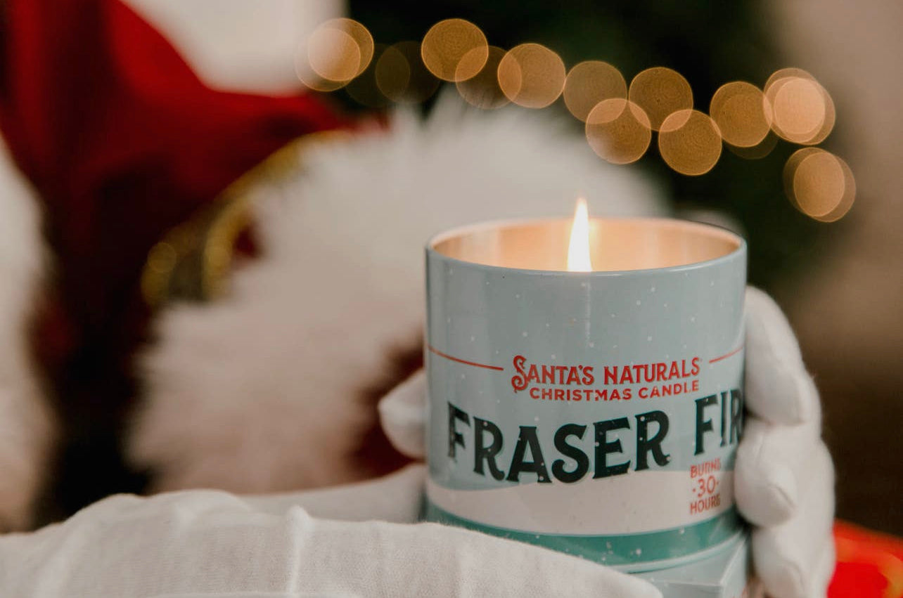 Santa’s Naturals Christmas Candles