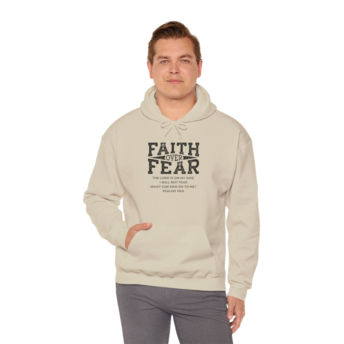 Faith Over Fear - Heavy Blend™ Hooded Sweatshirt