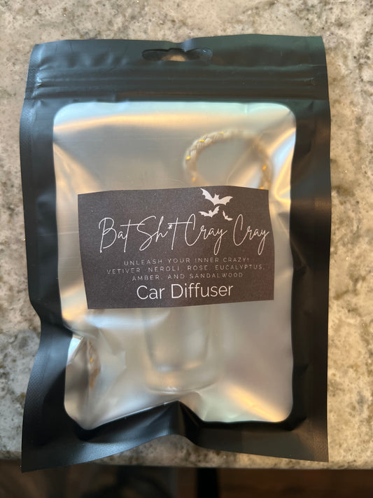 FALL Scent Car Diffusers: Bat Sh*T Cray Cray