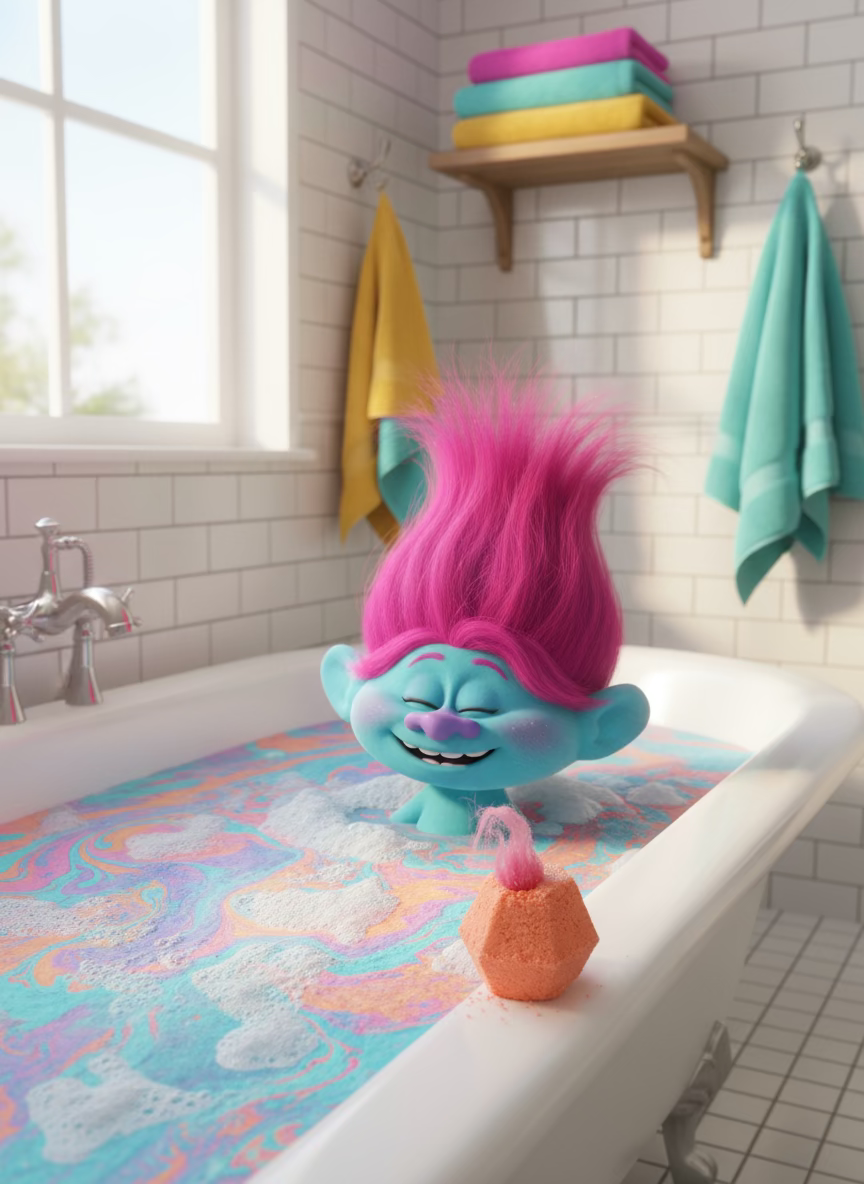 Troll Gem Bath Bomb