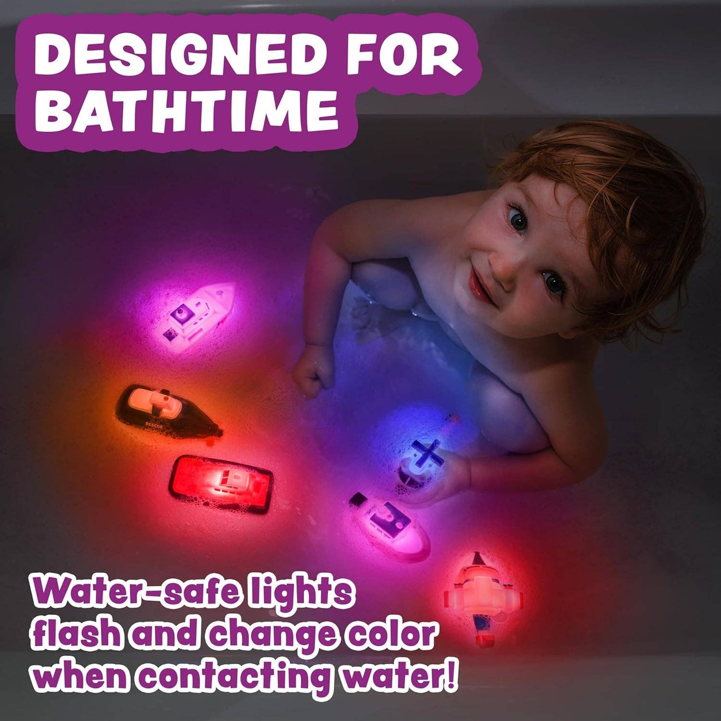 Tub Works® Ocean Rescue™ Vehicles Light Up Bath Toy