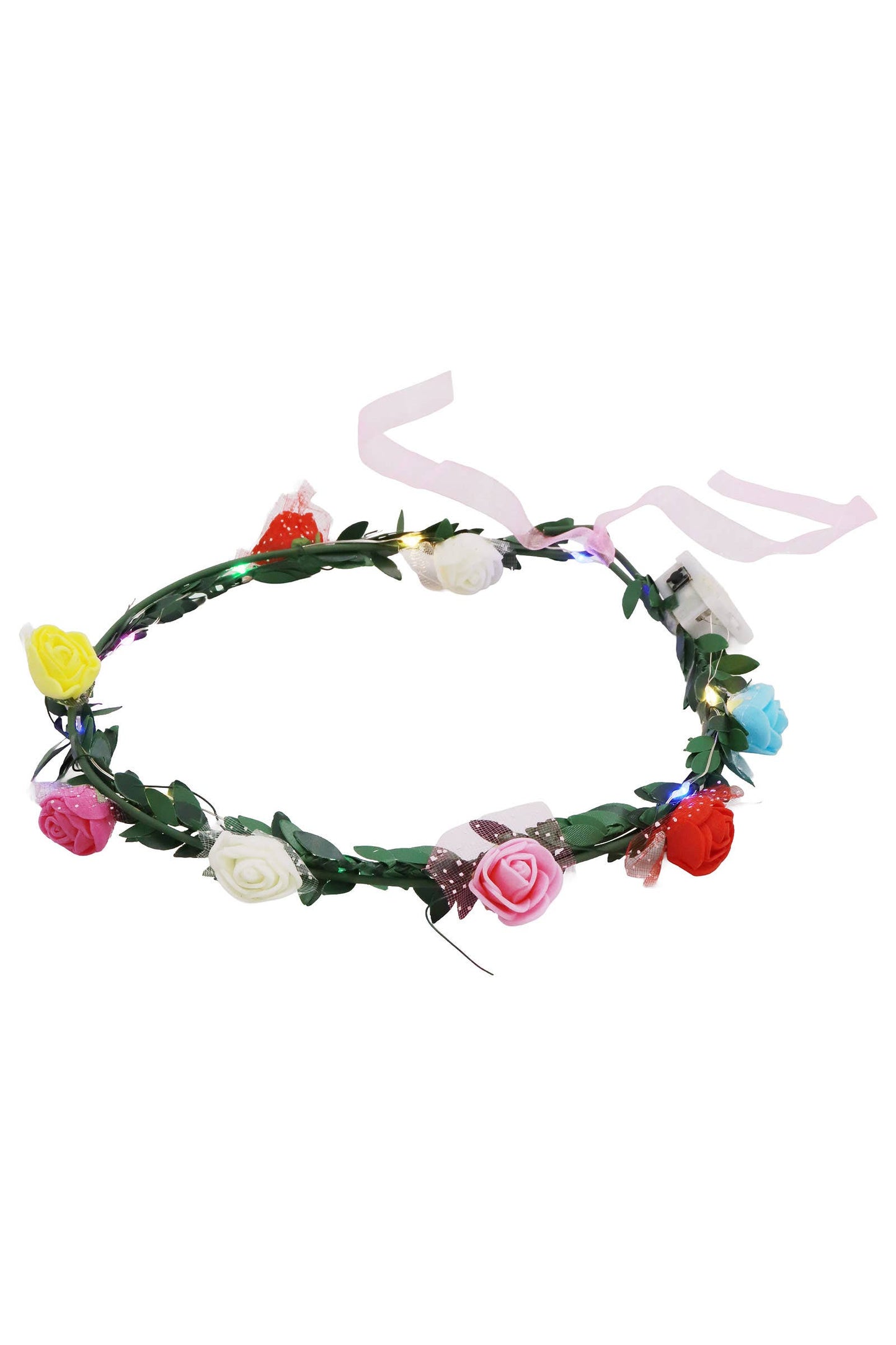 LED Light Up Flower Crown