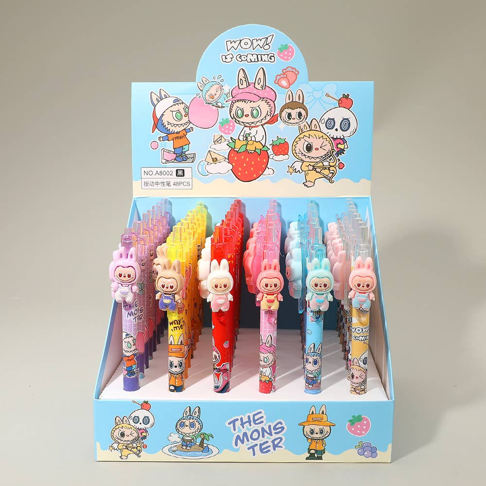 Labubu Monster Bunny Character Ball Pens