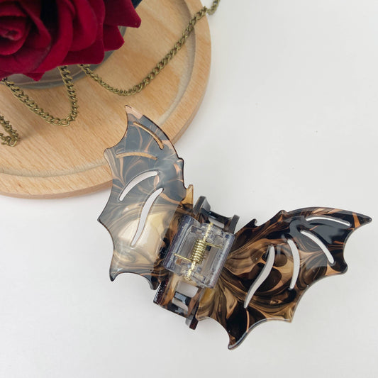 Colorful Bat Hair Clip Halloween: 2