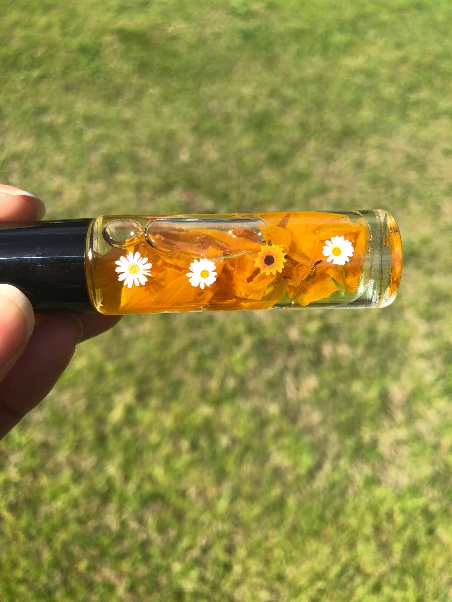 Sunflower Infused Lip Oil | Lip Oil Treatment | Moisturize: Vanilla Orange