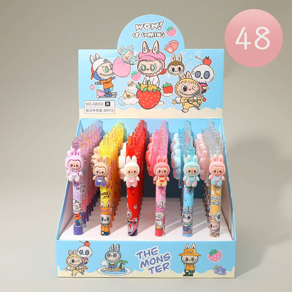 Labubu Monster Bunny Character Ball Pens