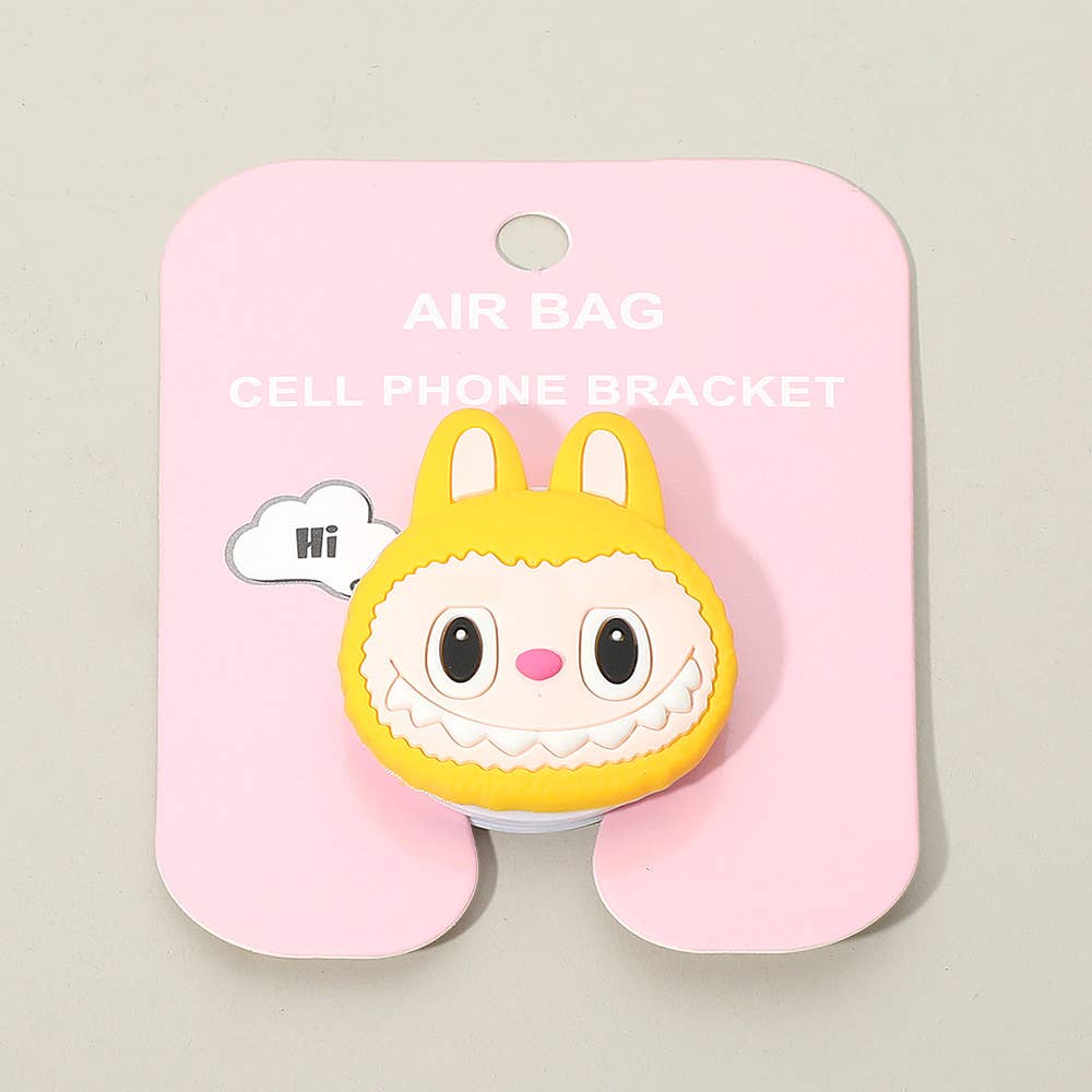 Labubu Monster Bunny Character Phone Pop-up grip