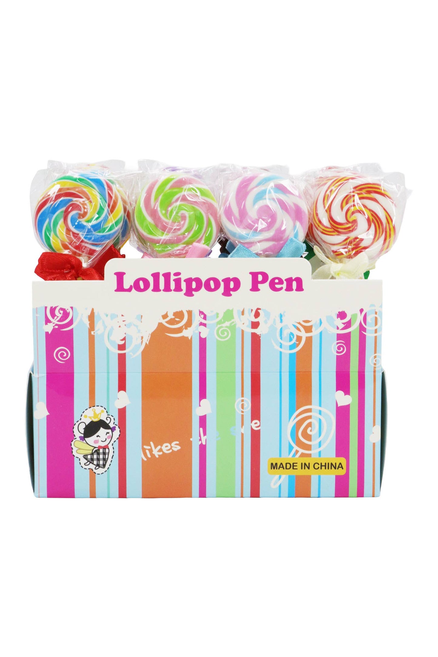 Swirl Lollipop Candy Ballpoint Pen