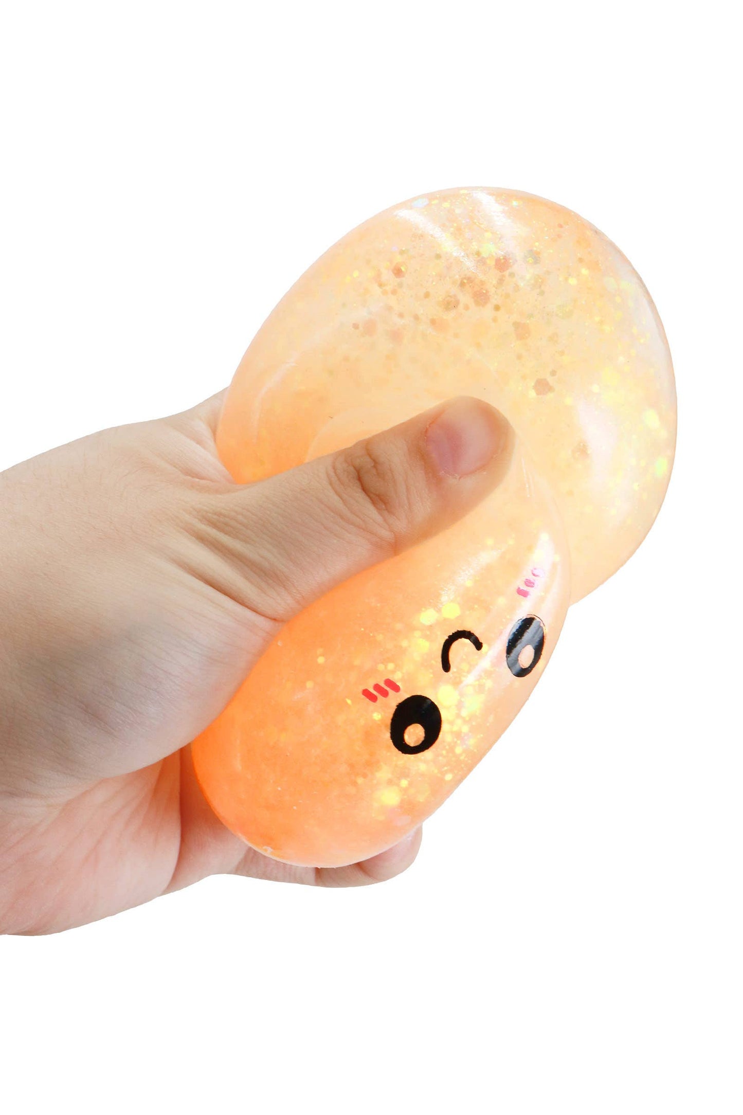 Glow In Dark Glitter Jiggly Jelly Dumpling Bao Bun Squish