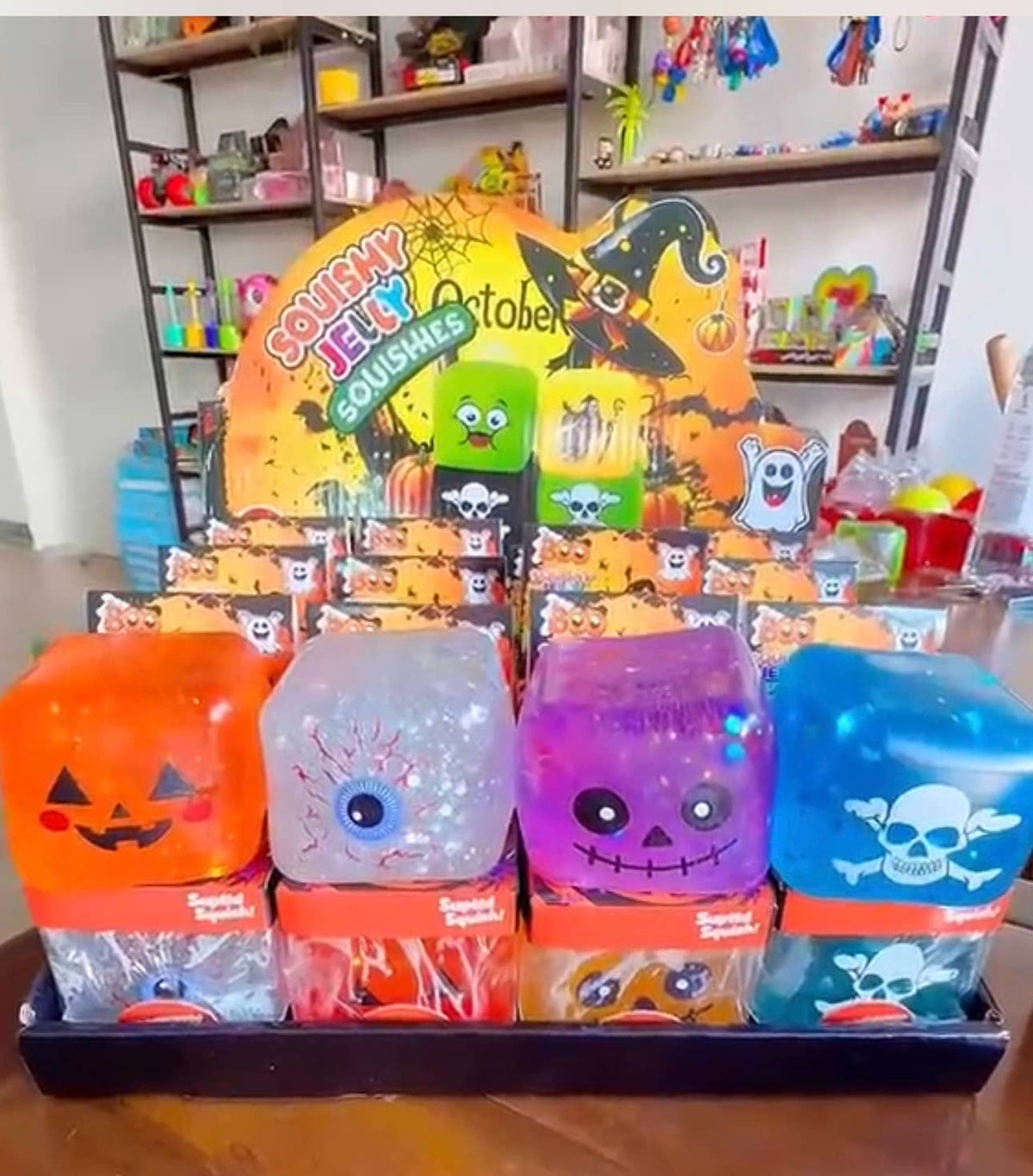 Halloween Maltose Squish Cube Collection – 4  Designs to choose from