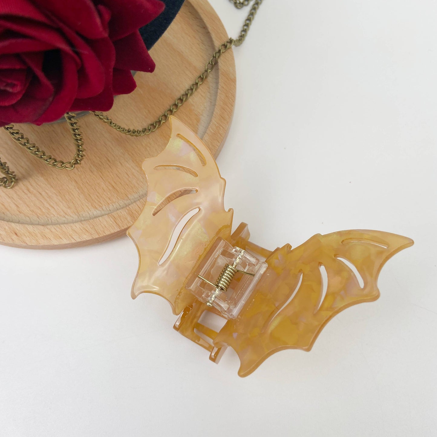 Colorful Bat Hair Clip Halloween: 1