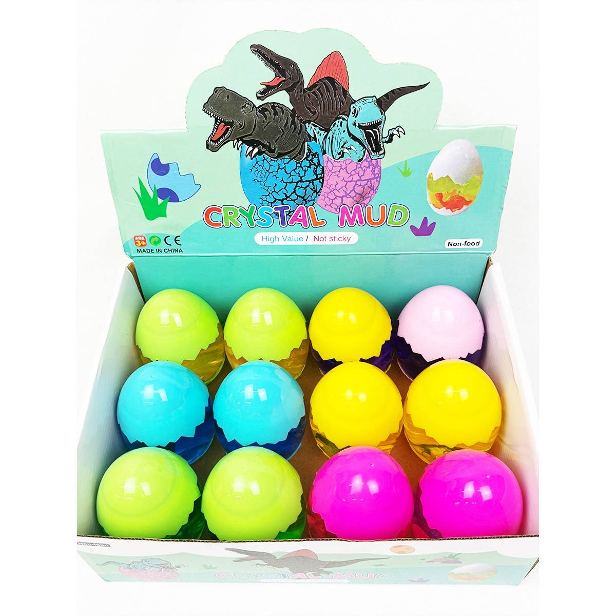 Dinosaur Egg Slime Bottle: MIX COLOR