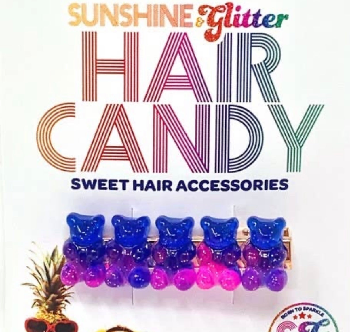 HAIR CANDY Sweet Hair Accessories - Gummy Bear Hair Clip