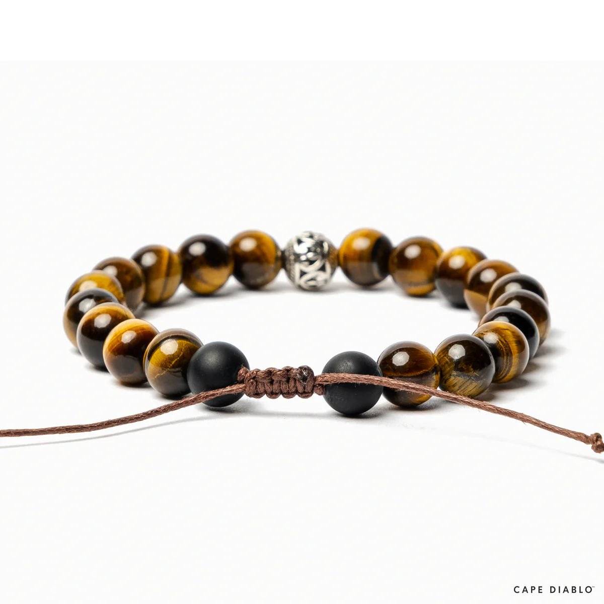 Men's “tiger’s eye” Tibetan Bracelet