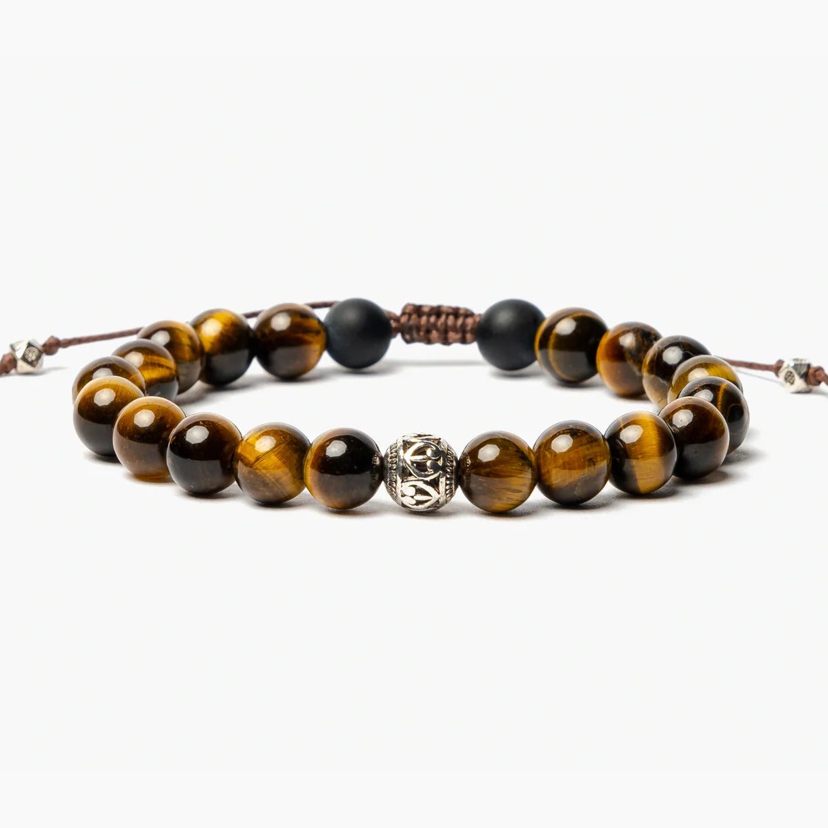 Men's “tiger’s eye” Tibetan Bracelet