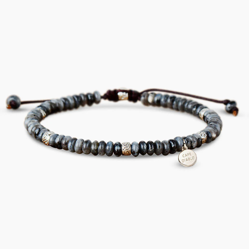 Gray Jasper Tibetan Bracelet