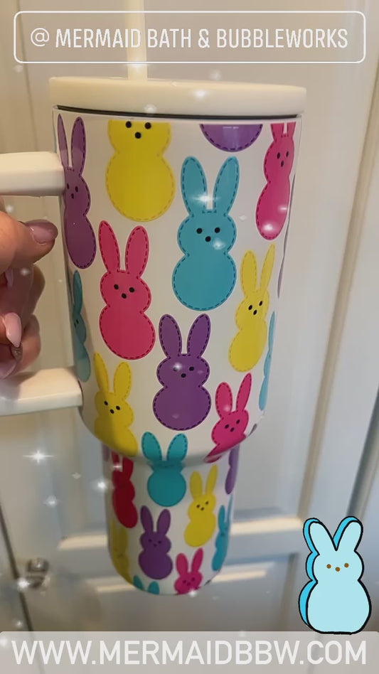 Easter Peeps Tumbler Cup: White