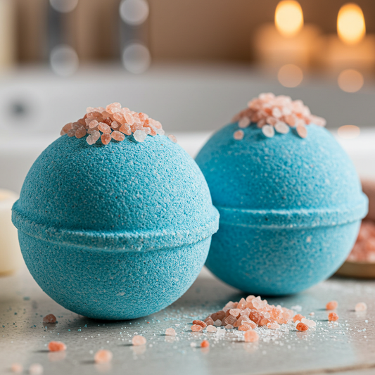 Build Your Own Bath Bomb (set of 6) - with essential oil & natural color