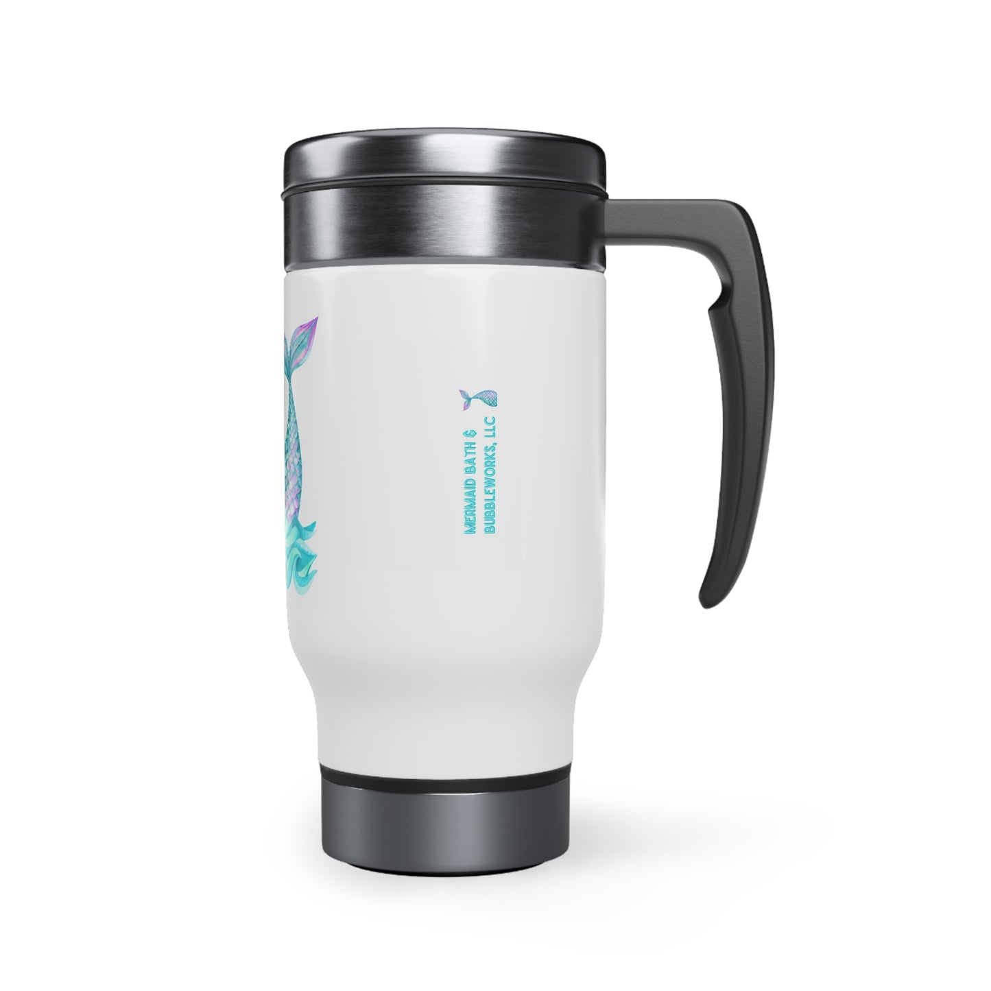 Stainless Steel Travel Mug with Handle, 14oz