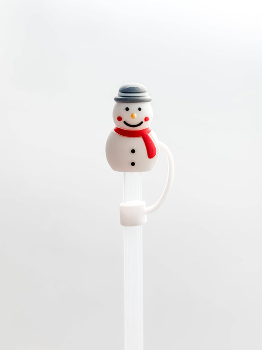 Straw Cover "Snowman"