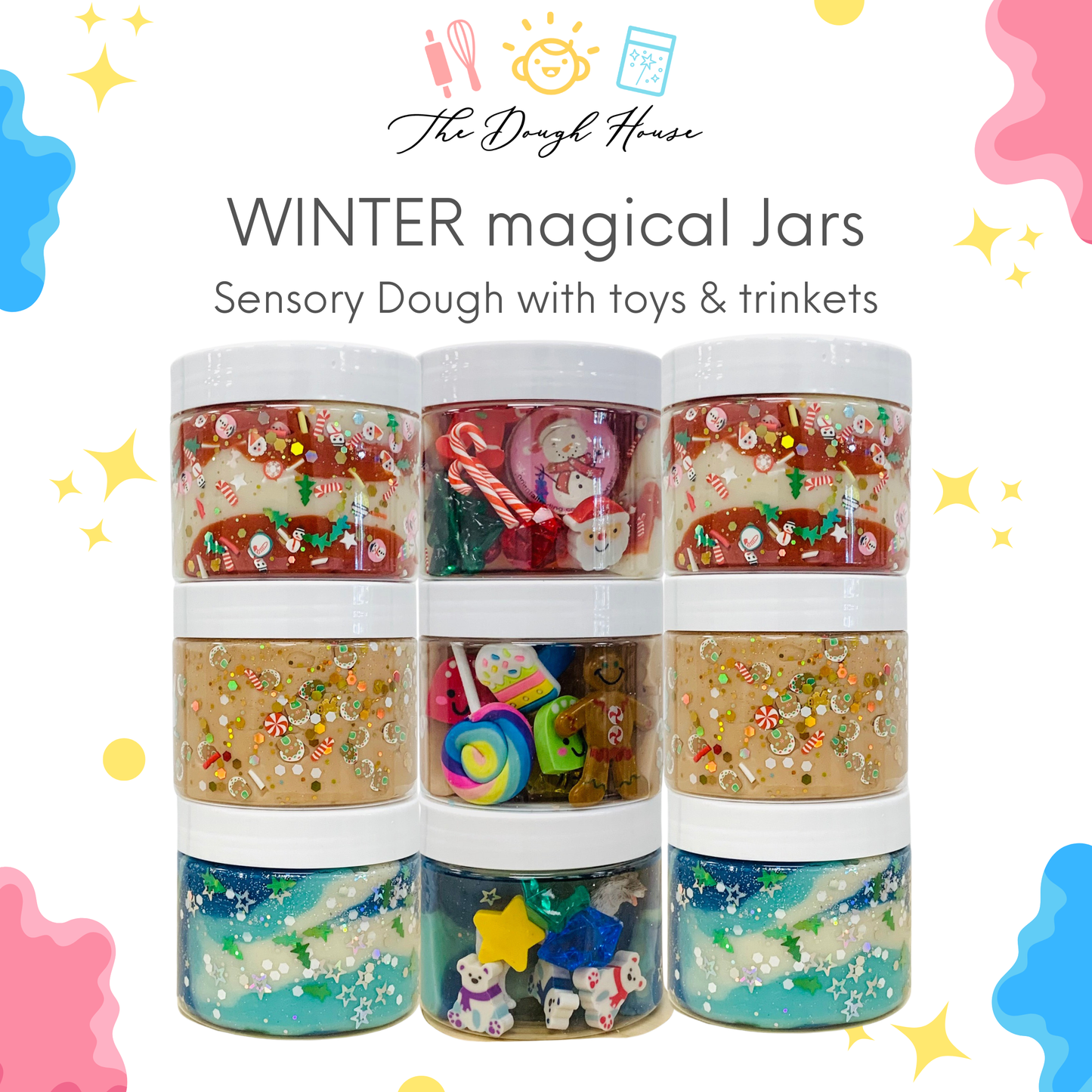 Winter Magical Jar - gingerbread