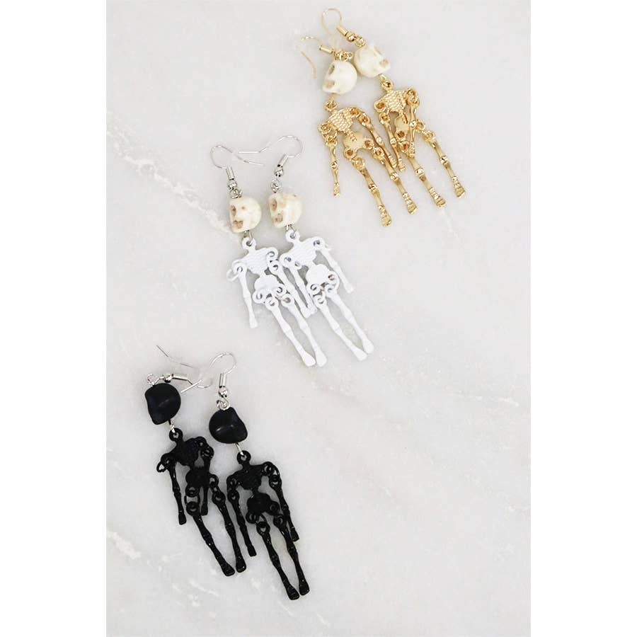 Skeleton Theme Earrings